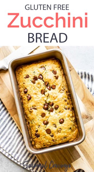 gluten free zucchini bread with chocolate chips